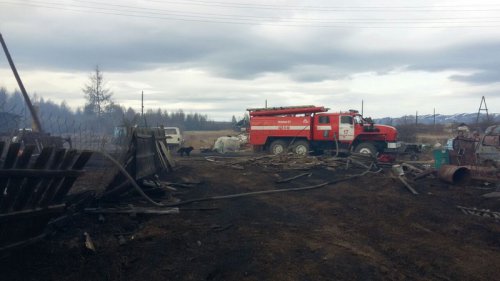 ПОЖАРНЫЕ ОТСТОЯЛИ ОТ ОГНЯ п.СЕЙМЧАН