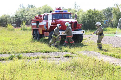 "ВОЗГОРАНИЕ" В ЛАГЕРЕ "СНЕЖНЫЙ" ПОТУШЕНО В СЧИТАННЫЕ СЕКУНДЫ.